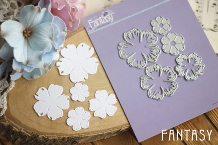 Ніж для вирубки Fantasy "Відкрита троянда" 5шт.