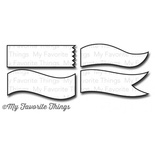 Ніж для вирубки My Favorite Things - Die-namics Mini Wavy Pennants (MFT135)