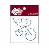 Прикраса від Zva Creative - Flourish - Ice Blue Crystal, блакитний колір