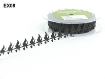 Стрічка від May Arts - чорні відьмочки, довжина 90 см