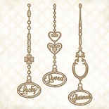 Чипборд Blue Fern StudiOs-Charmed Page Dangles