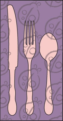 Чипборд Набор "Столовые приборы" №1. Маленькие cb-217