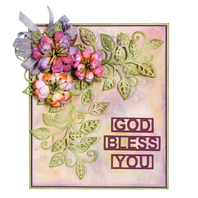 Ножи от Spellbinders – Shapeabilities Mosaic Vine Etched Dies Thoughtful Expressions by Marisa Job