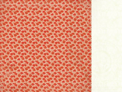 Аркуш двостороннього скрап-паперу від Kaisercraft - Маки - Remember Me - Estella Paper, 30,5x30,5см