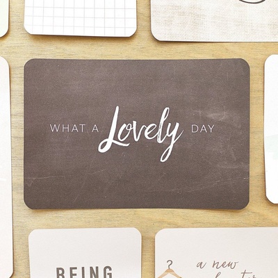 Набір карток Project Life by Becky Higgins - Core Kit - Modern Wedding, 616 штук