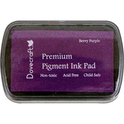 Штемпельная подушечка Dovecraft Pigment Ink Pads - Berry Purple, цвет фиолетовый