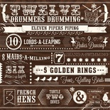 Аркуш паперу Echo Park - Days of Christmas, 30x30 см