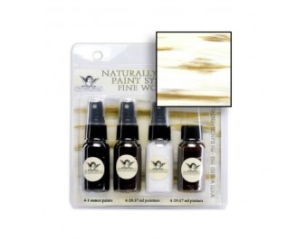 Набір спреїв для штампінгу TatteRed Angels - Paint System - Fine Wood - White Washed Pine, 4 шт.