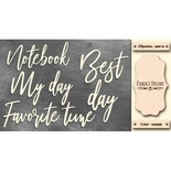 Набір чіпбордів TM Fabrika Decoru Favorite day, FDCH - 279, колір молочний