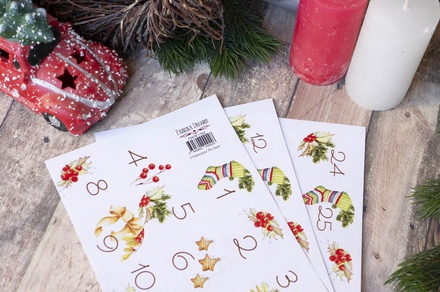 Набір для творчості Адвент-календар # 7 EN, ТМ Fabrika Decoru, АНГЛІЙСЬКА МОВА