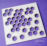 Чипборд від Wycinanka - Соти, 15x15см