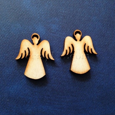 Деревянная фигурка WOOD-021 - Ангел с нимбом, 1 штука
