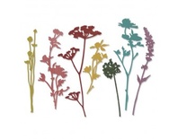 Ножи от Tim Holtz Alterations - Thinlits - Wildflowers Die Set 7 Pack, Полевые цветы, 7 штук