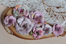 Набор бумажных цветов от WOODchic - Нежное прикосновение 081