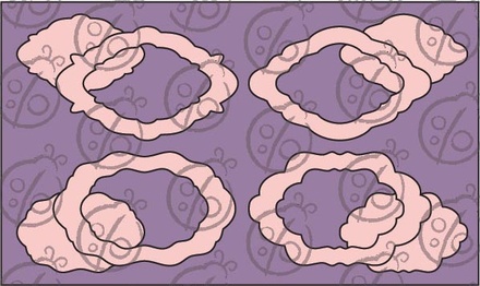 Чипборд. Набір рамок №5. Великі cb-330