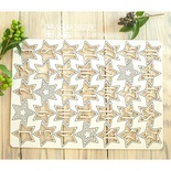 Чипборд ScrapBox — Набір чисел для різдвяного календаря (advent calendar Hi-324)