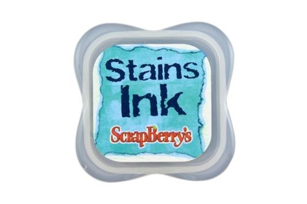 Чернила с эффектом цветовых пятен Стэинс от Scrapberry's - Синий