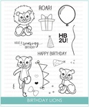 Штампи від Studio Katia - Birthday Lions, STKS012