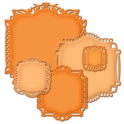 Ніж для вирубки Spellbinders - Decorative Labels Twenty - Two, 5шт.