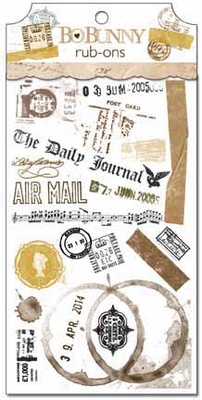 Натирки BoBunny - Et cetera Rub-on