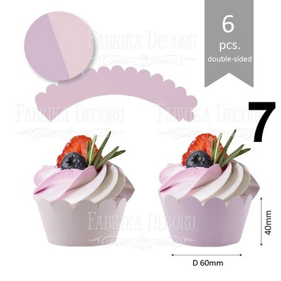 Набір паперових заготовок 005, ТМ Fabrika Dekoru, 6 штук, вибір кольору