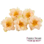 Квітка клематису персикова, 1шт., ТМ Фабрика Декору