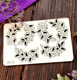 Чипборд набір гілочок, ажурні