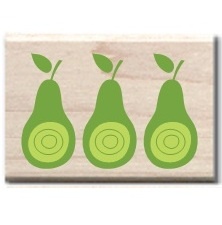 Резиновый штамп Studio G - Грушки, 5.5х3.5 см, на деревянном блоке