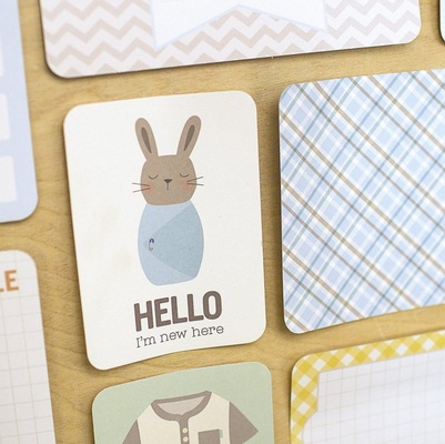 Набір карток Project Life by Becky Higgins - Value Kit - Lullaby Boy, 119 елементів