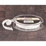 Вязаное кружево Prima - Lace Trim - Snow, цвет белый, 90 см