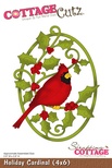 Ніж для вирубки CottageCutz Holiday Cardinal, 10x15см