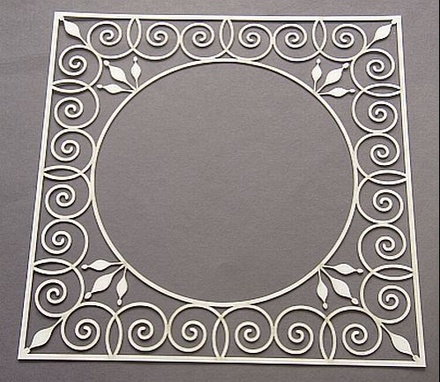 Чипборд від Dusty Attic - Wrought Iron Frame №1