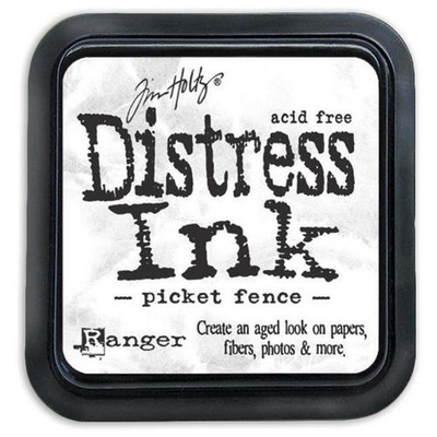 Штемпельна подушка Ranger - Distress Ink Pad - Picket Fence (білі)
