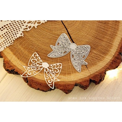 Ніж для вирубки "Бант ажурний" від AgiArt