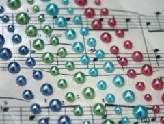 Самоклейні напівперлинки від ScrapBerryʼs "Ярки", 120 шт.