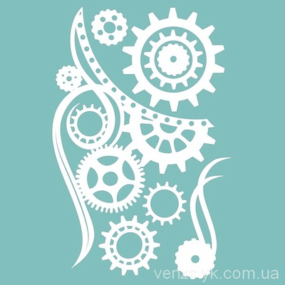 Чипборд від Вензелик - Набір Стімпанк 02, розмір: 52x79 мм