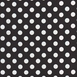 Тканина для рукоділля від Hobby&You, 50x50см) - Горох чб