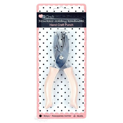 Дірокол фігурний плоскогубцевий 6М КРУГ, TM dpCraft (Dalprint)