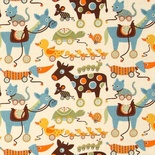 Тканина 100% бавовна - Іграшки на колесах, 45x55см