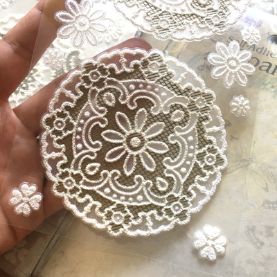 Самоклейні мереживні елементи від ScrapBerryʼs - набір 1