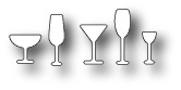 Ножі для вирубки від Memory Box - Party Glasses