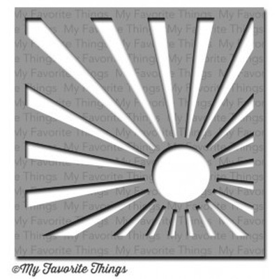 Маска My Favorite Things - Stencil Sun Ray, 15х15см