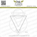 Акриловый штамп Lesia Zgharda Геометрична абстракція P012