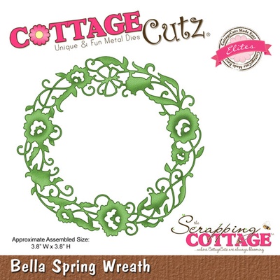 Ножі для вирубки CottageCutz Bella Spring Wreath (Elites)