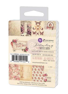 Набор односторонних карточек  от Prima - Tales of You & Me, 7,6 х 10,2 см, 15 шт