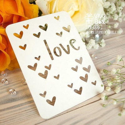 Чипборд ScrapBox - Карточка Project Life PL-036