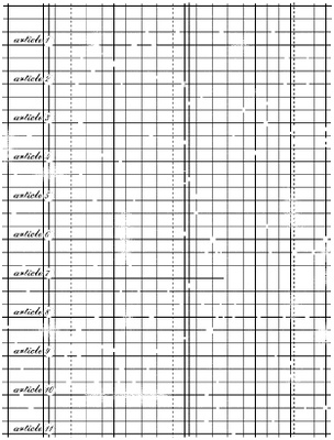 Резиновый штамп от Memory Box -  Articles Ledger