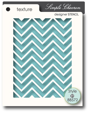 Маска от Memory Box -  STENCILS- Simple Chevron