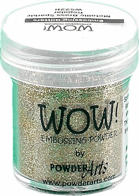 Пудра для эмбоссинга Wow - Metallic Brass Sparkle - Regular, 15 мл.