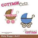 Ніж для вирубки CottageCutz - Baby Buggy, 10x10 см